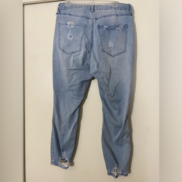 Rue21 Size 16 High Rise Light Blue Skinny Jeans - Picture 5 of 6